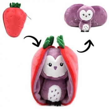 Peluche Flipetz Chouette Fraise (version 1)