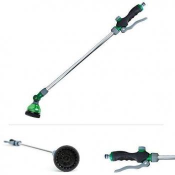 Grafner 9-in-1 Gießstab, 71 cm, mit Schnellkupplung und Brausestrahl