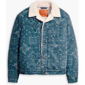 Levi's® Jeansjacke TYPE 1 mit Sherpa-Innenfutter
