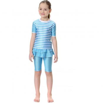 Kids Islamic Swimwear with Short Sleeves