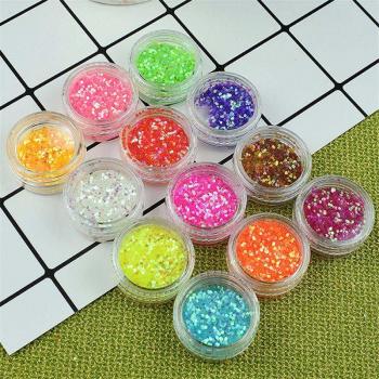 Soft Pottery Slime with Fruit Slice and Pearl Sequin Sprinkles