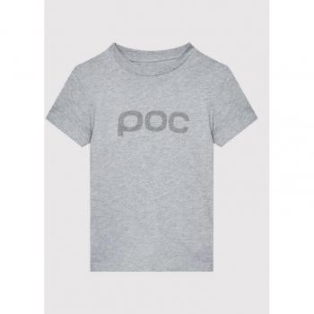 Poc Grey Melange Logo Tee for Boys 8 Years