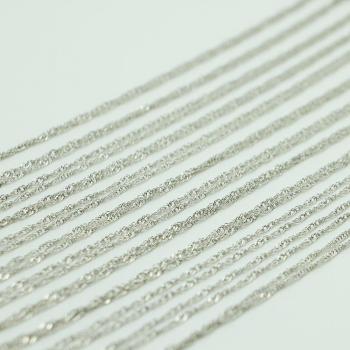 White K Lobster Clasp 12Pcs/Pack 42cm Water Wave Necklace for Crafting