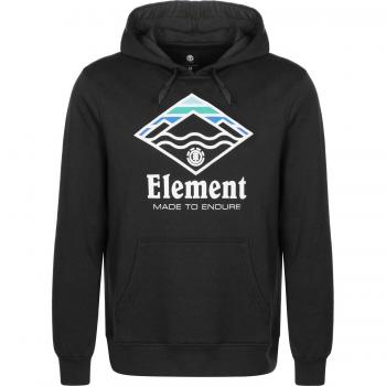 Flint Herren Layer Hoodie in Schwarz S