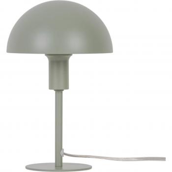 Tischleuchte Ellen Mini aus Metall, staubgrün
