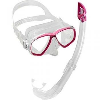 Cressi Perla Maschera e boccaglio rosa per adulti