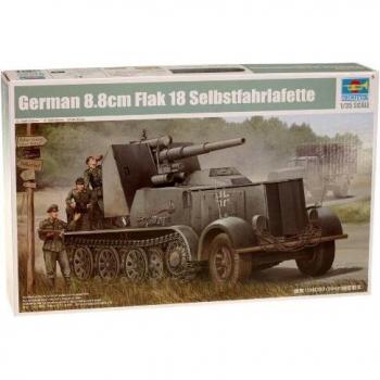 Trumpeter 1:35 Flak 18 88mm Selbstfahrlafette Modellino Carro Armato (TRU01585)