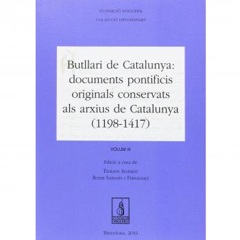 Butllari de catalunya: documents pontificis origin (Tapa blanda).