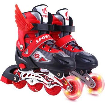 PVC-Rollschuhe für Männer und Frauen mit einstellbarem Design