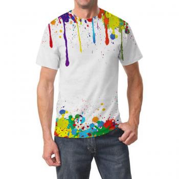 Lustiges 3D T-Shirt mit Graffiti-Print – GoodstoWorld Damen Herren