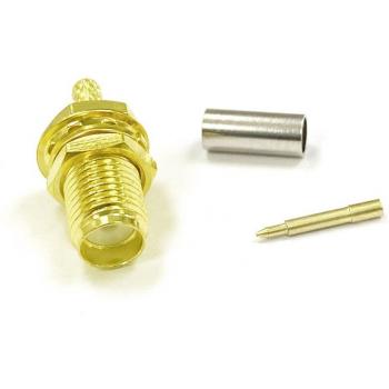 1PC SMA Female Jack RF Coaxial Adapter for RG316 RG174 LMR100 Cable