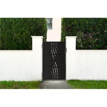 Portillon Casanoov 1m H.160cm Nali Veleta Noir Mat