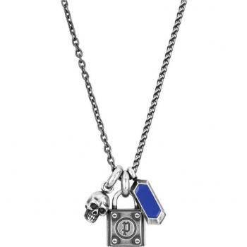Collana Police Pejgn2009011 Blu Taglia Unica