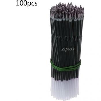 100 Pcs 0.7mm Ballpoint Pen Refill Assortment