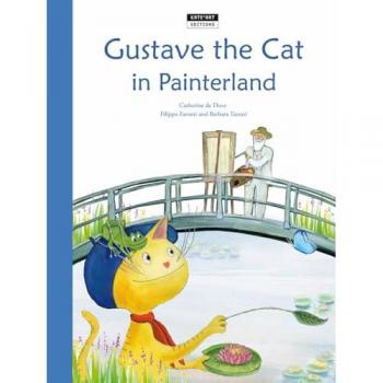 Gustav the cat in painterland