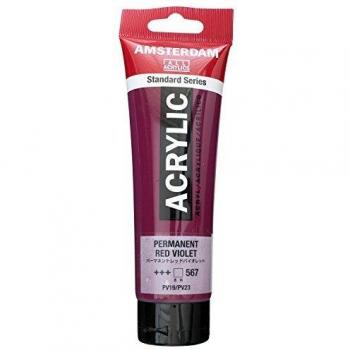 Talens Amsterdam Acrylfarbe 120 ml, Permanentrotviolett