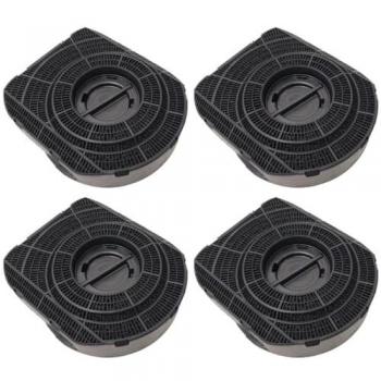 Quatuor de filtres charbon 200 mm – HotPoint, Ariston, Electrolux, Bauknecht