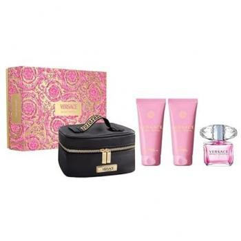 Estuche Bright Crystal EDT 90ml + Versace Neceser Negro