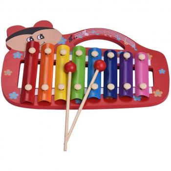 Pequeño Músico en Miniatura: Glockenspiel Colorido de 8 Notas