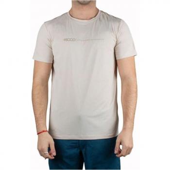 Camiseta Hombre +8000 Uvero Uvero Beige Ropa Trekking + 8000