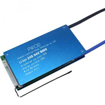 Batería Avanzada 3,7 V BMS 24S 84 V con PCB Protector Multifunción 30–60 A