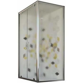 IDRALITE Duschsystem Cristal Duo 90 cm