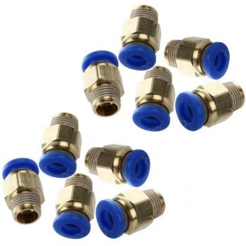 Conector neumático rápido 6mm con rosca macho 1/8