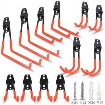 CSPARKV StrongHook Garage Rack – 12 Heavy Duty, Non‑Slip Hooks