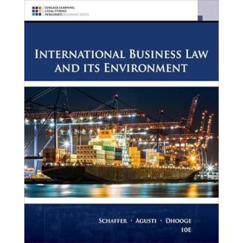 International Business Law and Its Environment by Dhooge Lucien Professor ret. Georgia Institute of Technology Hardcover Book