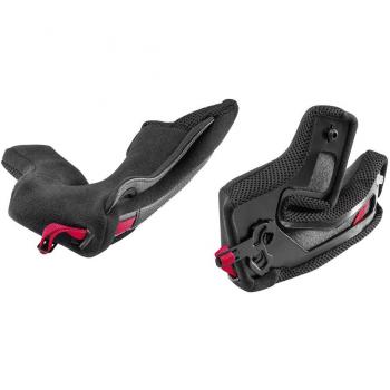 Nolan N80-8 Coussinets de joue Clima Comfort Noir Rouge S