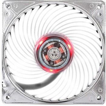 Ventola 120mm Silverstone Air Penetrator con LED rosso e design argentato