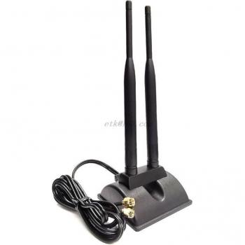 Antena de Alta Ganancia 5G Dual Banda 6 dBi con Montaje Magnético