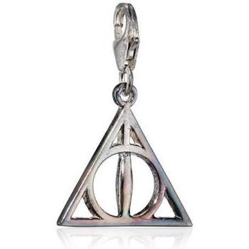 Colgante charm Harry Potter reliquias de la muerte en plata
