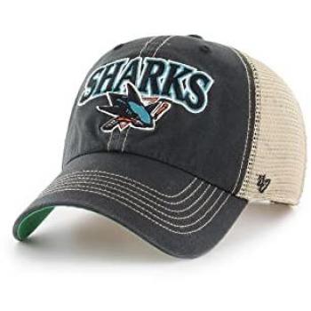 47 Brand Cap NHL San Jose Sharks Trucker H-TSCLA22LAP-VB Schwarz Unisex
