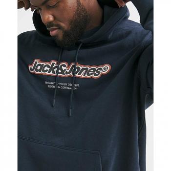 Jack & Jones Vesterbro Logo Pullover SKY Captain 6XL(66) Male