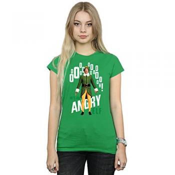Angry Elf Women's Green T-Shirt