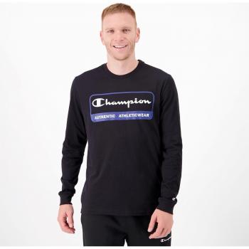 Homme 2XL Box Champion Noir Long T-shirt