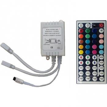 Contrôleur de bande lumineuse RGB 24 touches avec télécommande IR