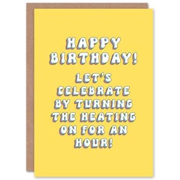 Heat On, Heart Happy – A Funny Birthday Card for Women