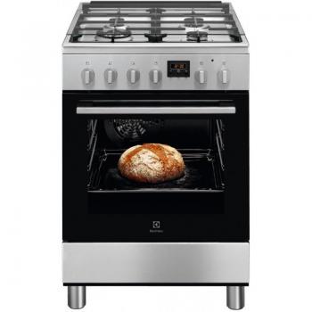 Cuisinière gaz 57L 4 feux inox LKK644200X