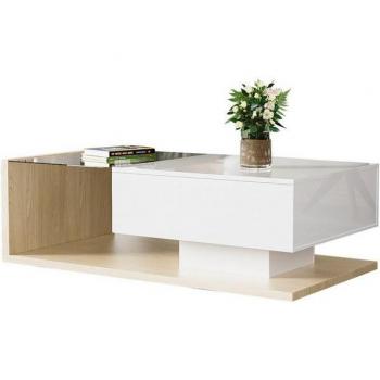 Letto Estraibile Cotone Modfu 211x129,5x86 cm in Grigio