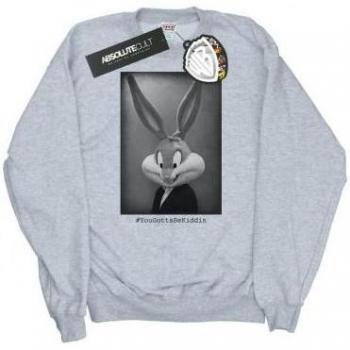 Looney Tunes Women's Bugs Bunny Yougottabekiddin Black Sweatshirt