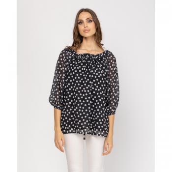 Manga Francesa Niza Blusa para Mujer