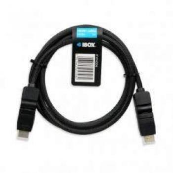 IBox HDMI Cable FullHD v1.4 2m Rotatable Plug White