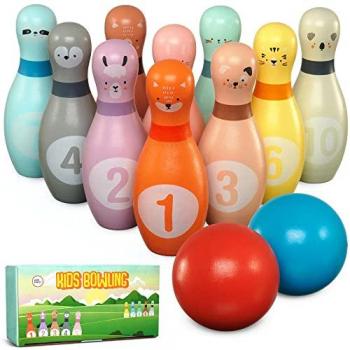Pink Papaya Kegelspiel für Kinder