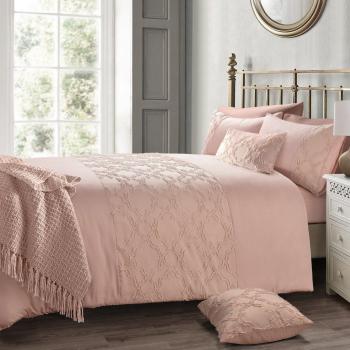 Dusty Pink Luxe Tuf Duvet Set – King Size