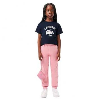 Tee Lacoste Enfant, Bleu Marine, Logo Graphique – 8