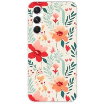 Coque Silicone Fleurée, Design “Flower Wall” – Samsung Galaxy A54 5G