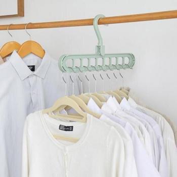 Multi-Port Rotating Clothes Rack