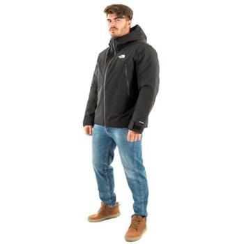 TNF L Mountain Range Black Down Packable Jacket